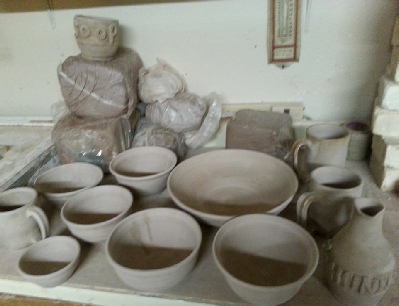 lutz pottery pottery air drying
